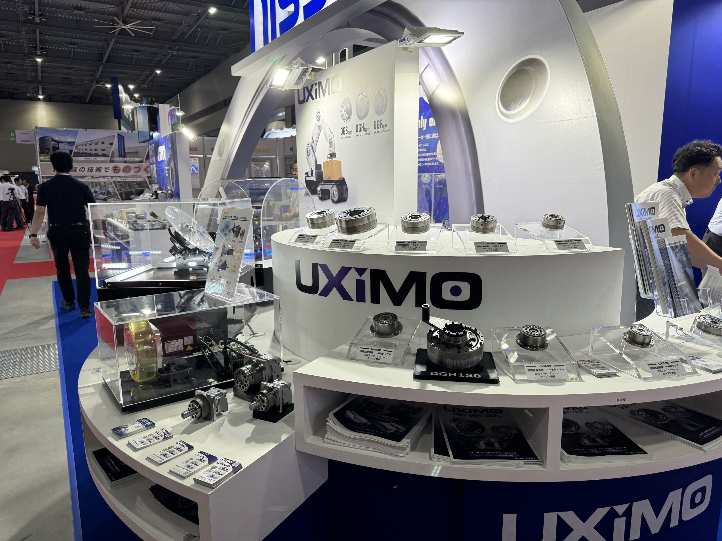 ROBOT TECHNOLOGY JAPAN 2024の高剛性減速機UXiMO展示